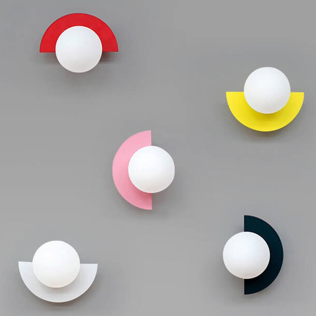 Wendora Bauhaus Metall Wandleuchte