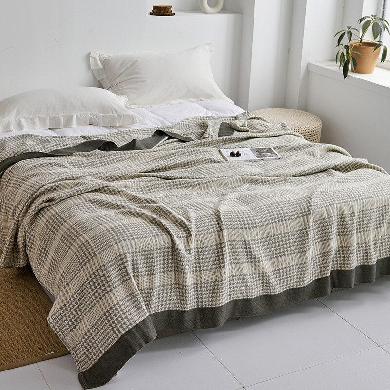 Premium-Baumwolldecke mit elegantem Design-Aster Selection