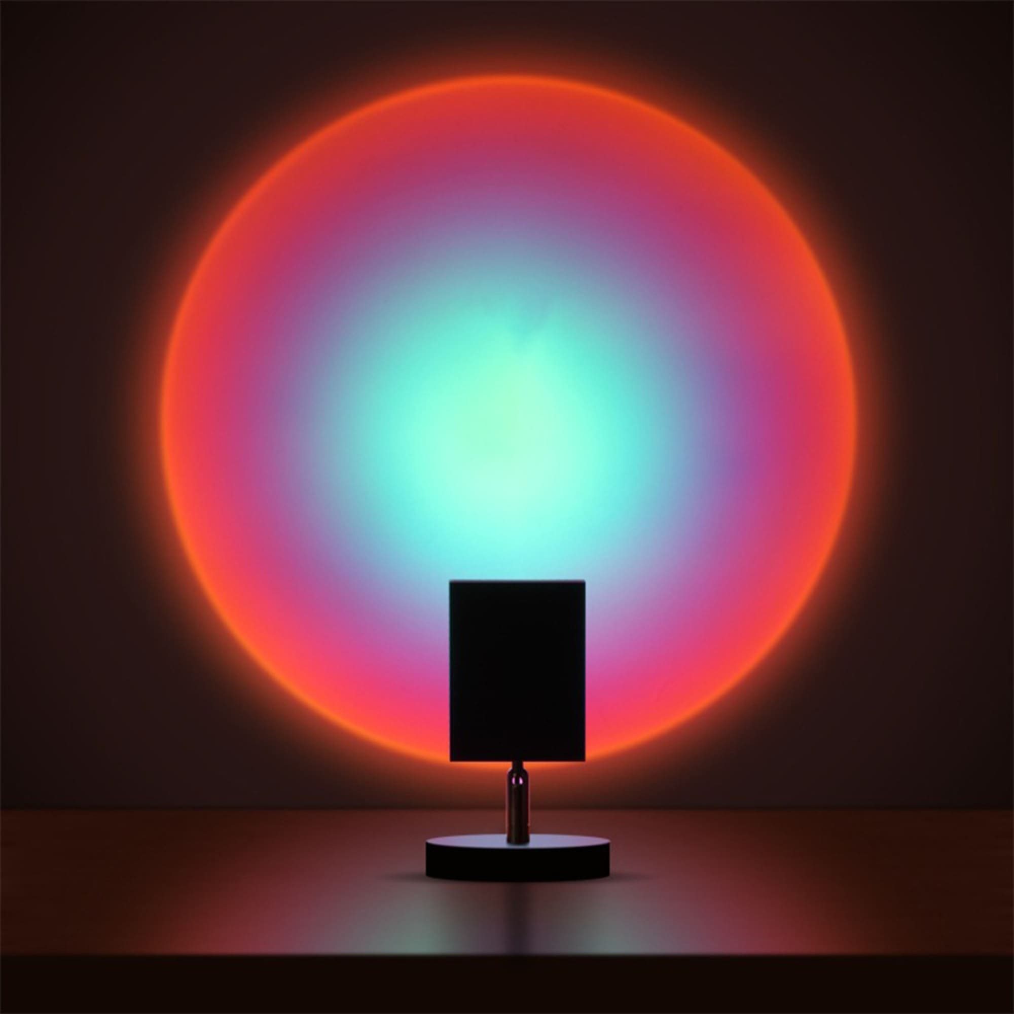 SunsetGlow Retro Tischlampe-Aster Selection