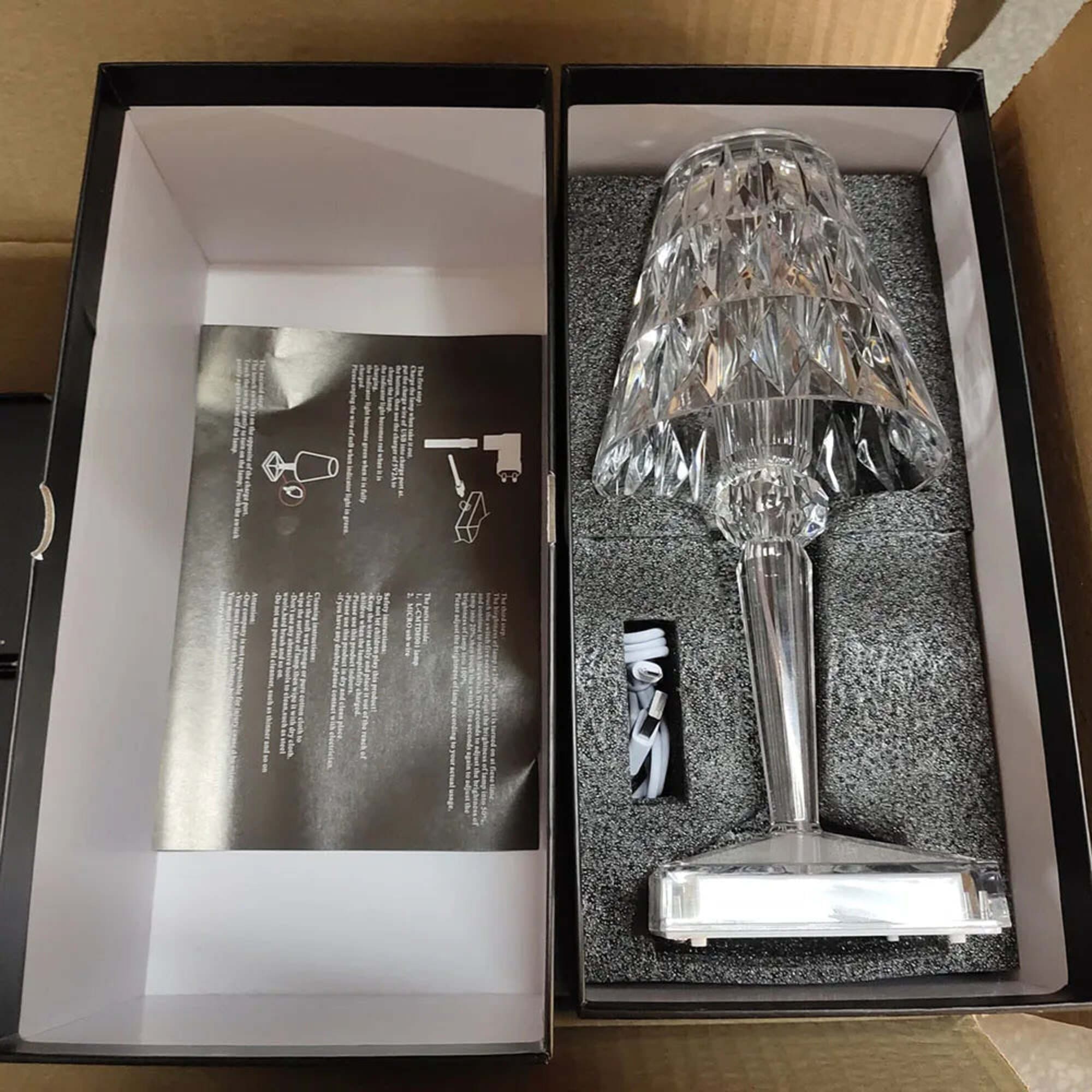 Kristalloptik LED Tischleuchte-Aster Selection