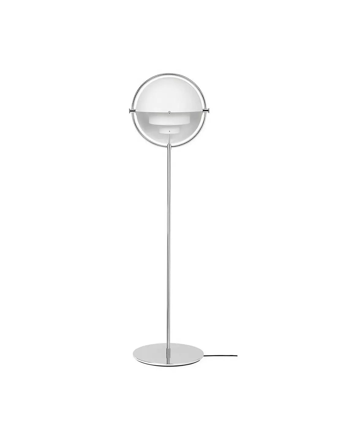 Moderne skulpturale Stehlampe für Wohnzimmer aus Metall im stilvollen Design für Interior