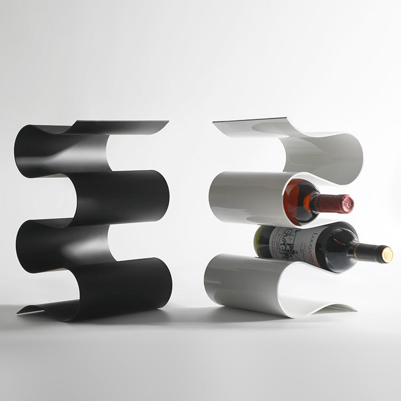 Elegantes Metall-Weinregal für den Tisch-Aster Selection