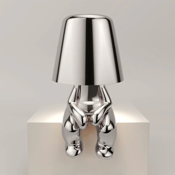 Niedliche Stickman Akku Tischlampe-Aster Selection