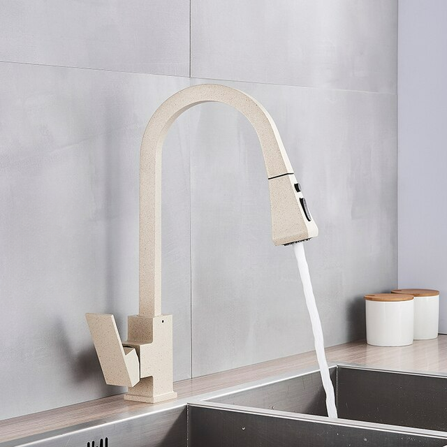 Moderner ausziehbarer Küchenwasserhahn-Aster Selection