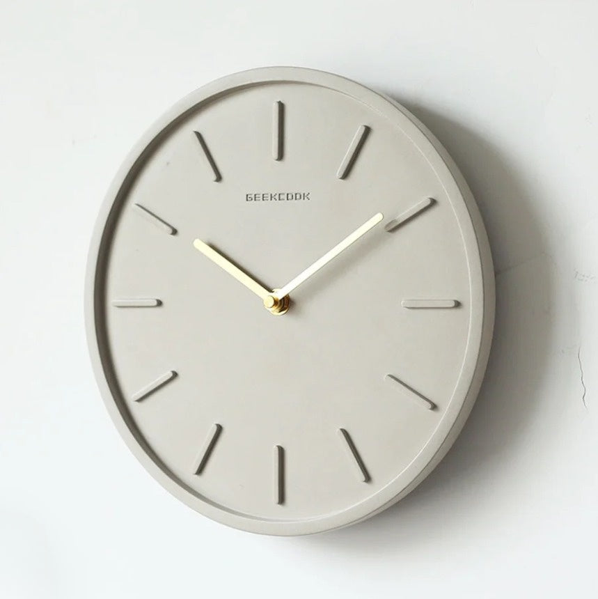Nordische Beton-Wanduhr-Aster Selection