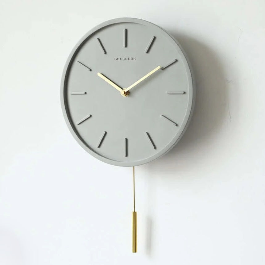 Nordische Beton-Wanduhr-Aster Selection
