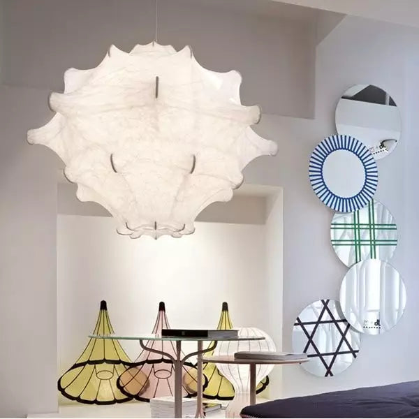 Moderne Cocoon-Pendelleuchte, Designer-Pendelleuchte, Wohnzimmer, Esstisch, Innenbeleuchtung
