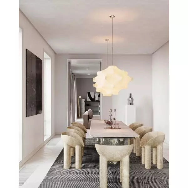 Moderne Cocoon-Pendelleuchte, Designer-Pendelleuchte, Wohnzimmer, Esstisch, Innenbeleuchtung