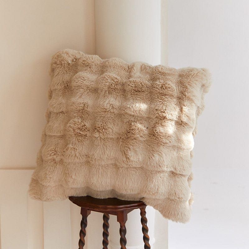 Imitation rabbit fur blanket – fluffy and warm