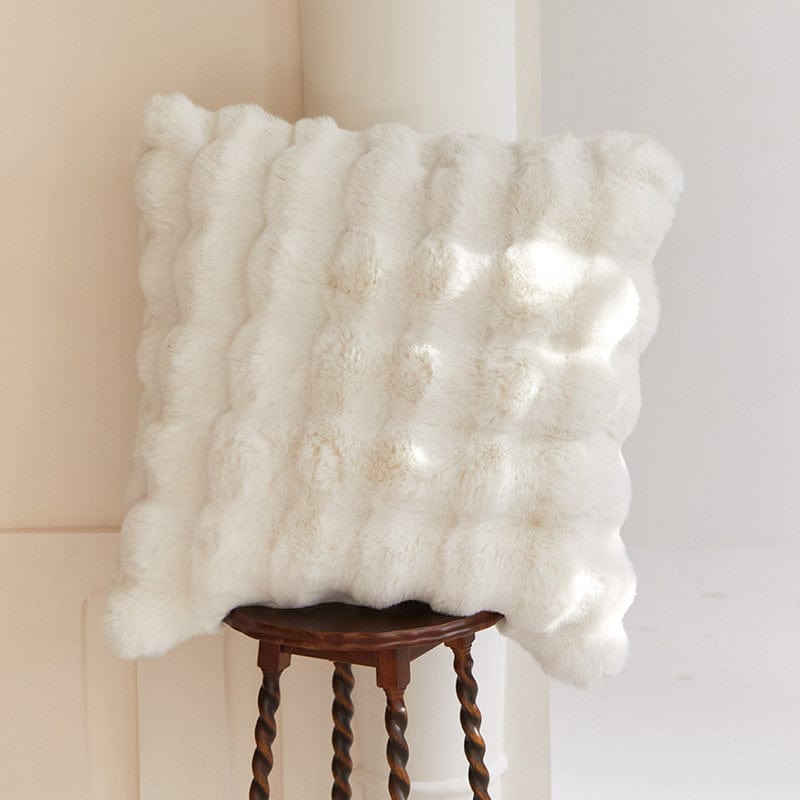 Imitation rabbit fur blanket – fluffy and warm