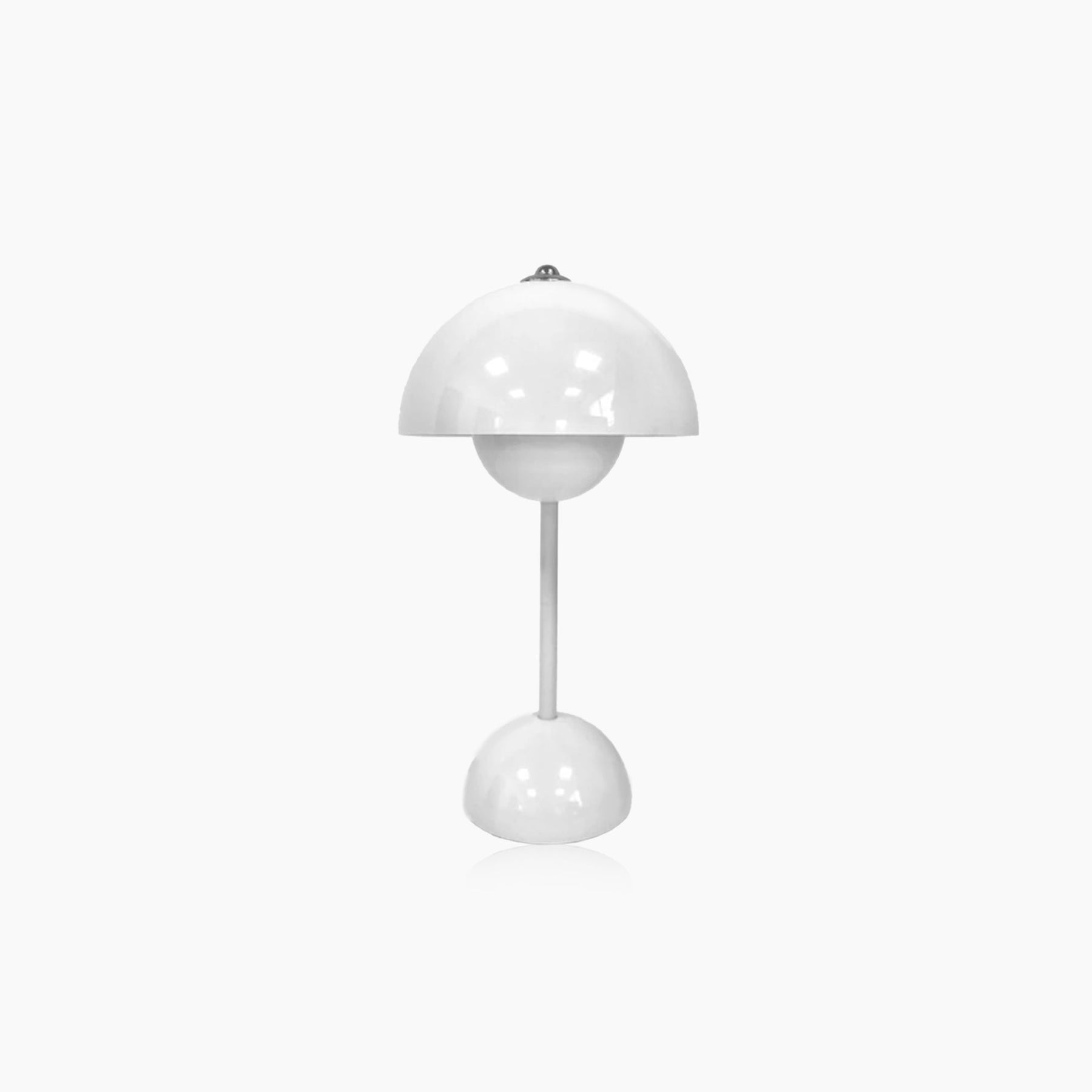 Flowerpot table lamp without cable