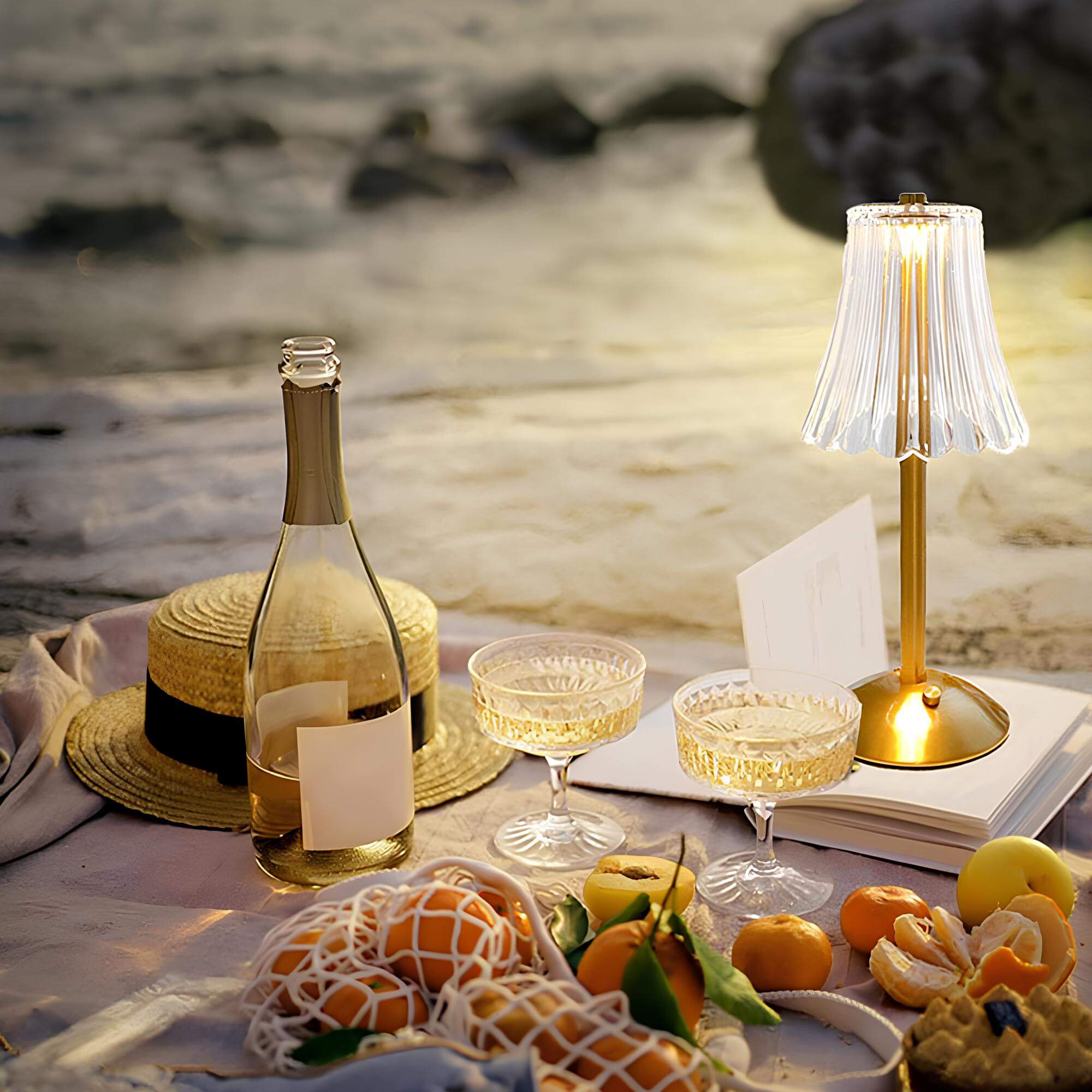 Schicke LED-Tischleuchte im Retro-Design für elegante Beleuchtung-Aster Selection