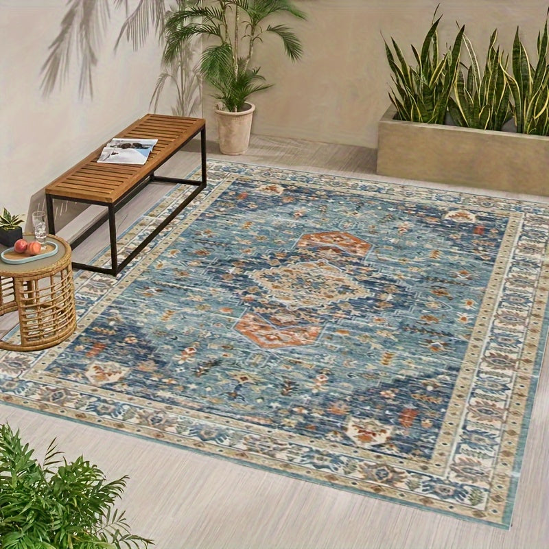 Tapis de balcon bohème polyvalent