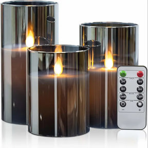 Halloween & Weihnachten Flammenlose LED Kerzen Set