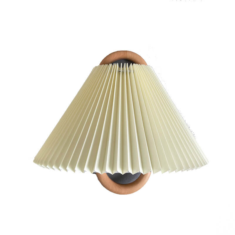 Moderne plissierte Wandleuchte