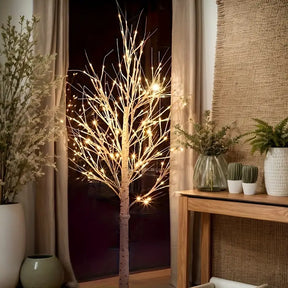 Halloween & Weihnachten LED Birkenbaum
