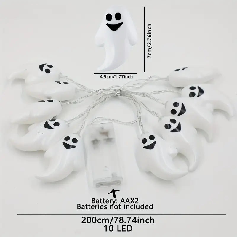 Halloween Lichterkette – Gruselige Partydeko