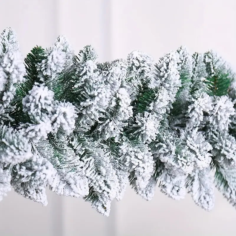 Schnee-Glitzer Weihnachtsgirlande