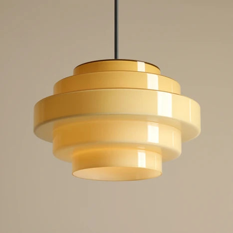 Nordische Bauhaus-Glas-Pendelleuchte