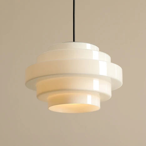 Nordische Bauhaus-Glas-Pendelleuchte