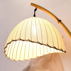 Lampe japonaise en bambou naturel