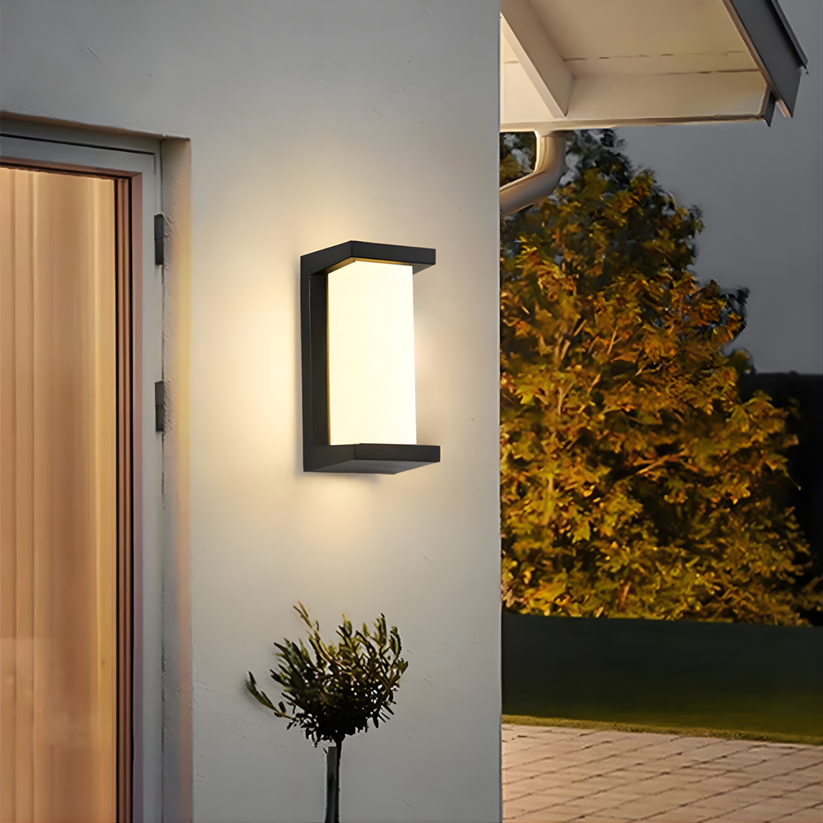 Avelis Moderne Aluminium-LED-Außenwandleuchte