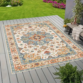 Tapis de terrasse bohème imperméable