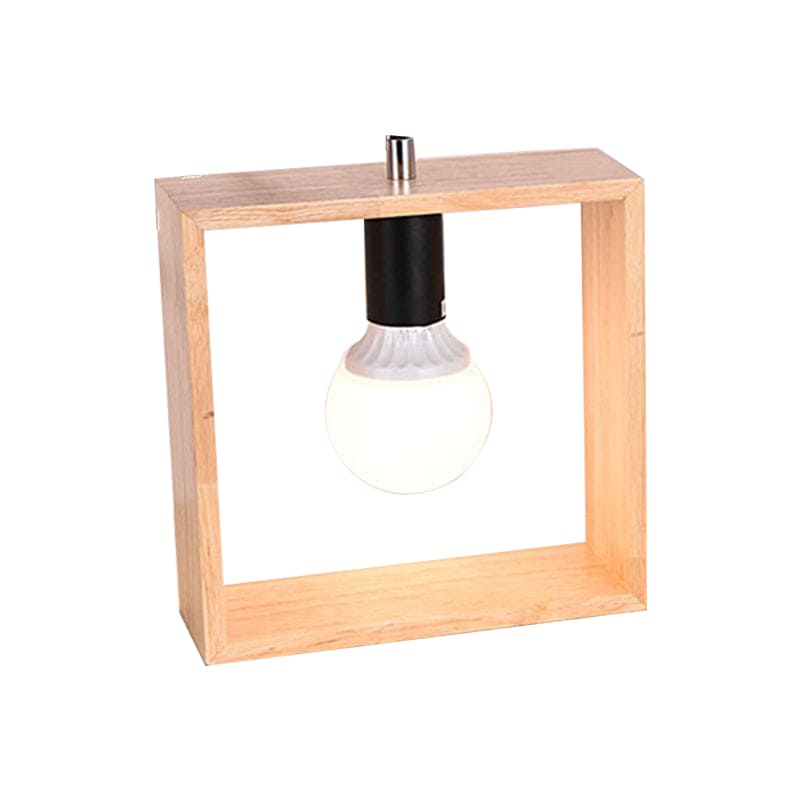 Elegante Holz-Tischlampe für Ihr Zuhause