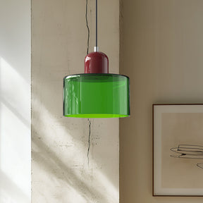 Bauhaus Kugelglas-Pendelleuchte