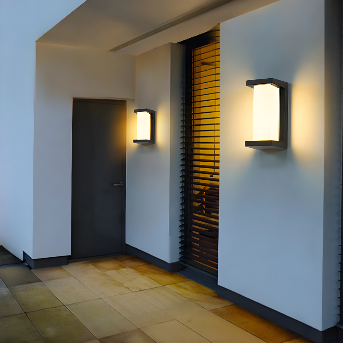 Avelis Moderne Aluminium-LED-Außenwandleuchte