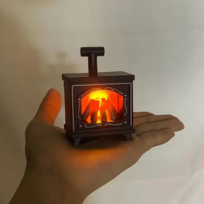 Weihnachts LED Kamin Teelicht