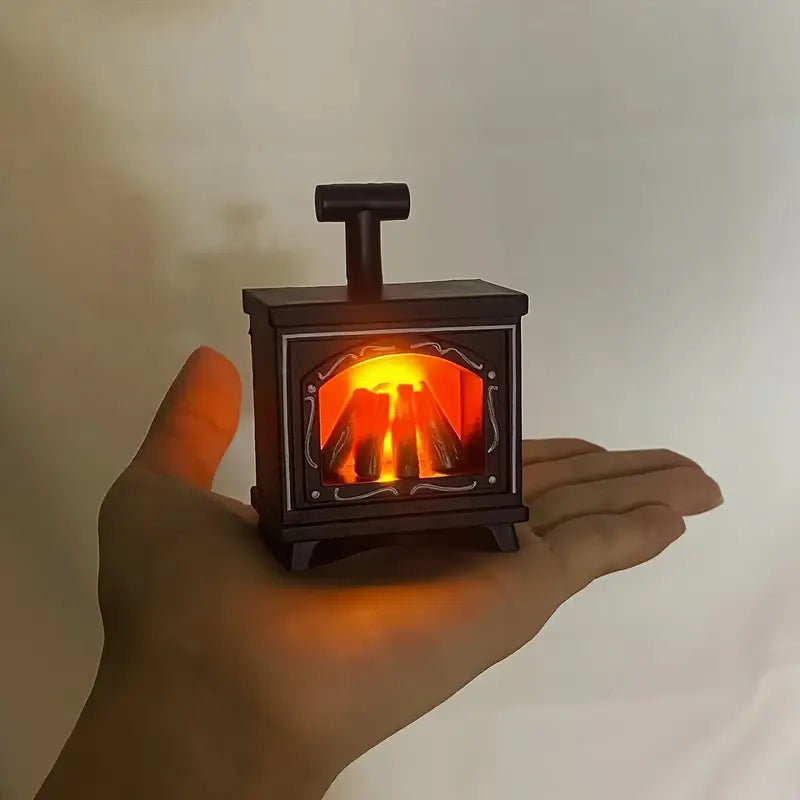 Weihnachts LED Kamin Teelicht