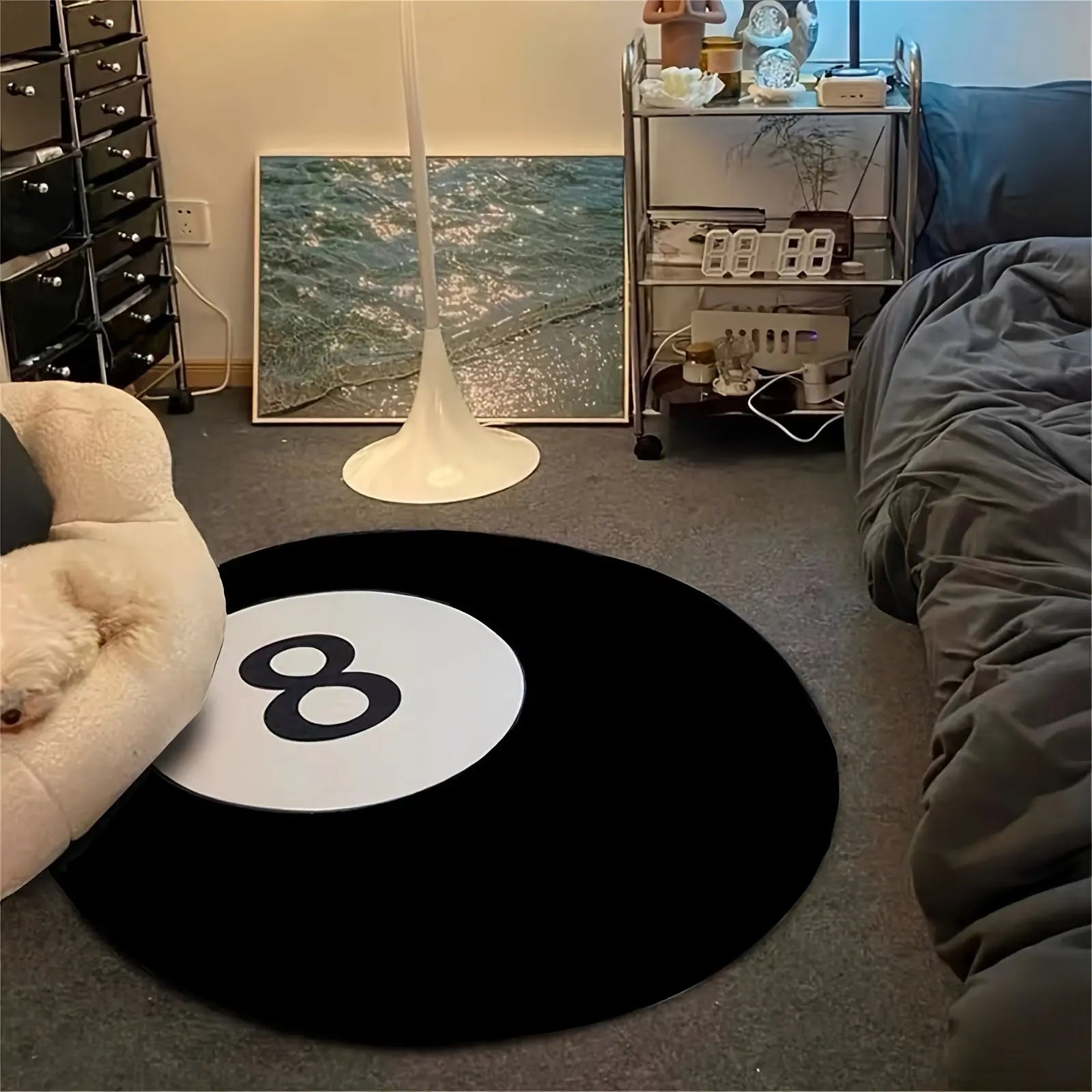 Tapis design 8 boules