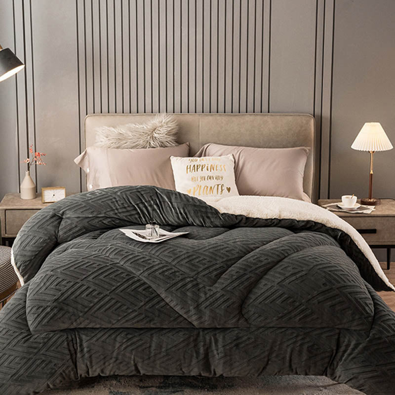 Schwere Sherpa-Decke mit Steppschicht-Aster Selection
