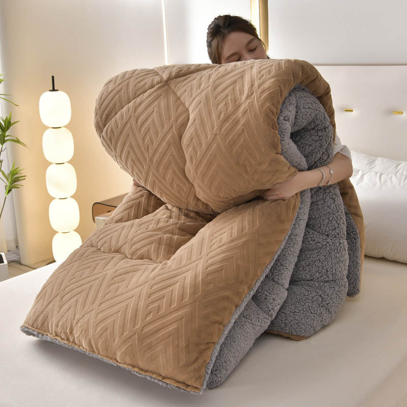 Schwere Sherpa-Decke mit Steppschicht-Aster Selection