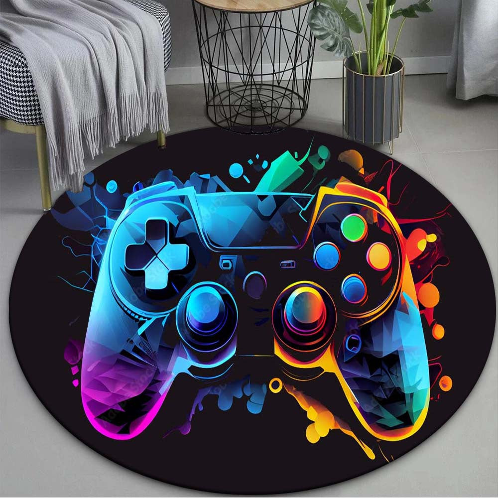 Tapis de jeu au design gamepad