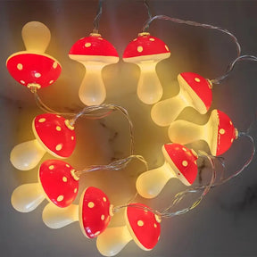 Halloween Pilz Lichterkette