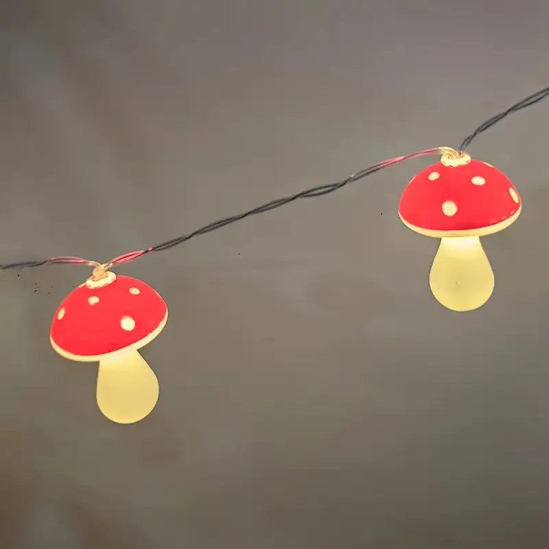 Halloween Pilz Lichterkette