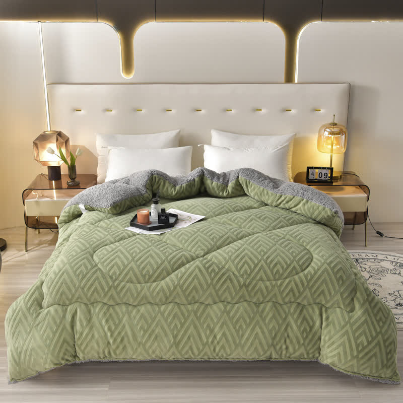 Schwere Sherpa-Decke mit Steppschicht-Aster Selection