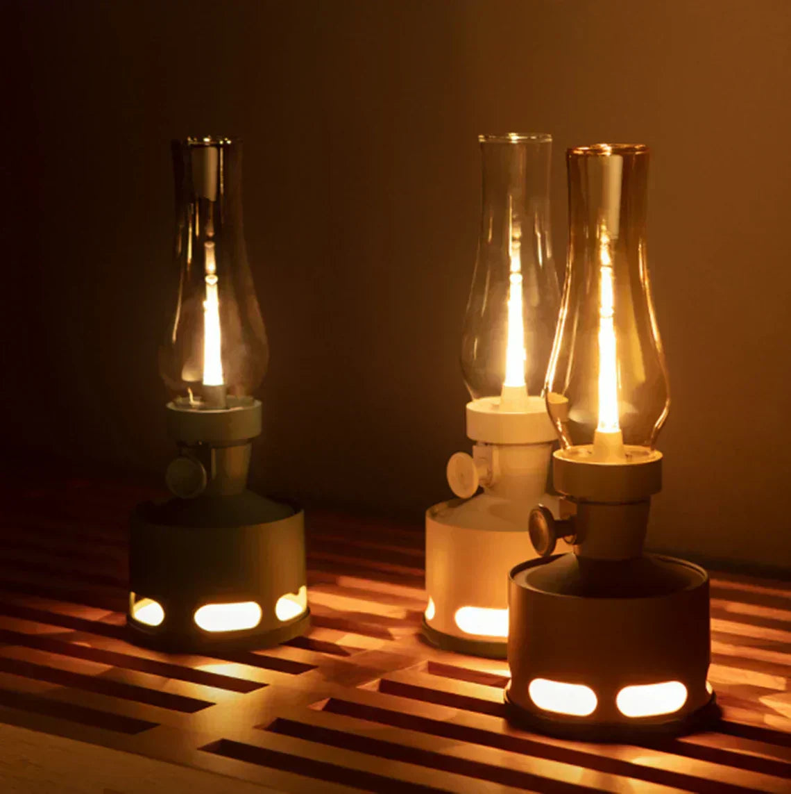 Vintage LED-Tischlampe mit Retro-Charme