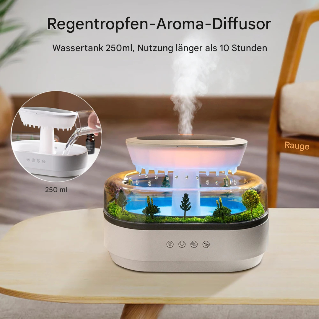 Stylish LED aroma humidifier 