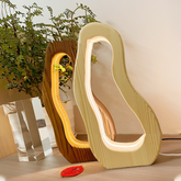 Lampe de table en bois naturel