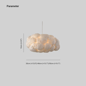Wolkenförmige LED-Hängeleuchte