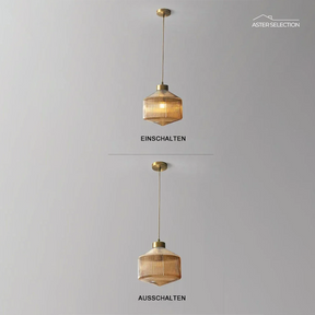 Loft Style Glas Pendelleuchte