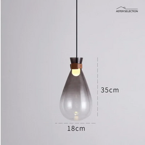 Minimalistische Glas Hängeleuchte