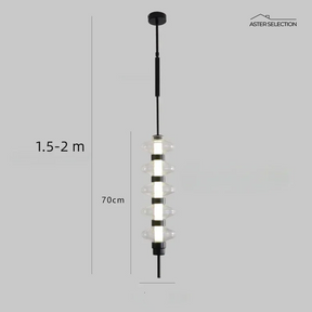 Luxus Glas Pendelleuchte