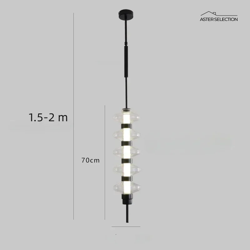 Luxus Glas Pendelleuchte