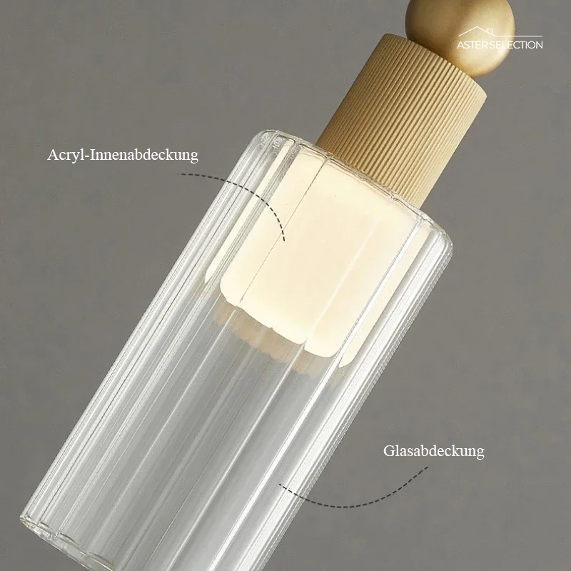 Kupfer Acryl Pendelleuchte