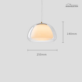 Nordic Jelly Glas Pendelleuchte