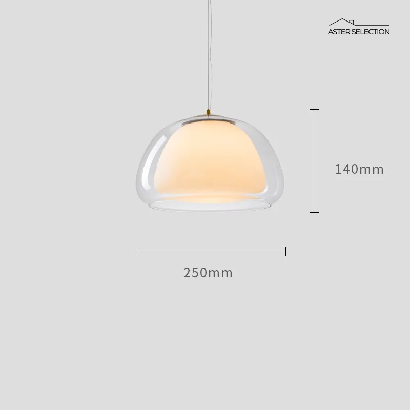 Nordic Jelly Glas Pendelleuchte